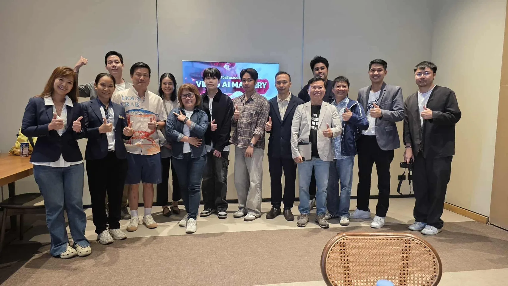 AI Video & Animation at Mahasarakham University — classroom